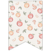 Bannière À Fanions douce comme pêche heureux fête d'anniversaire bann (Premier drapeau)