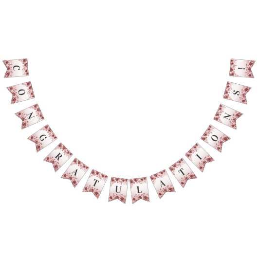 Bannière À Fanions Douteux Rose Floral Bunal (Tout)