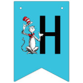 Bannière À Fanions Dr. Seuss - Caractères | ANNIVERSAIRE DE ENFANT (Premier drapeau)