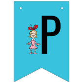 Bannière À Fanions Dr. Seuss - Caractères | ANNIVERSAIRE DE ENFANT (Troisième drapeau)