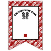 Bannière À Fanions Dragon oriental chinois du Nouvel An (Premier drapeau)