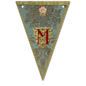 Bannière À Fanions Dresde Opulence de Noël (Premier drapeau)