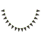 Bannière À Fanions Eclectique Psychédélique Spirale Fractale Art Abst (Tout)