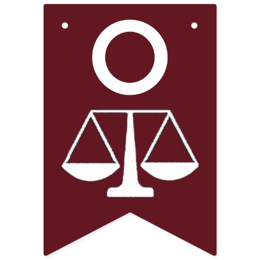 Bannière À Fanions École de droit (Deuxième drapeau)