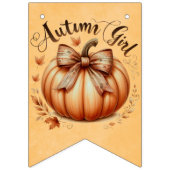 Bannière À Fanions Éffrayant Cute Premier Anniversaire Halloween Bunn (Premier drapeau)