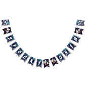 Bannière À Fanions Éffrayant un mignon Halloween Anniversaire (Tout)