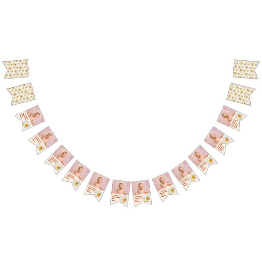 BANNIÈRE À FANIONS EGG-CITING BBQ BABY BIRTHDAY (Tout)