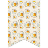 BANNIÈRE À FANIONS EGG-CITING BBQ BABY BIRTHDAY (Premier drapeau)