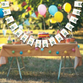 Bannière À Fanions Elégant Blueberry Brunch 30e anniversaire Fête