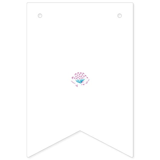 Bannière À Fanions Élégant essentiel de mariage | Été et année (Premier drapeau)