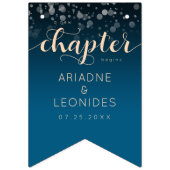 Bannière À Fanions Élégant Péché Océan Bleu Mariage Un Nouveau Chapit (Premier drapeau)