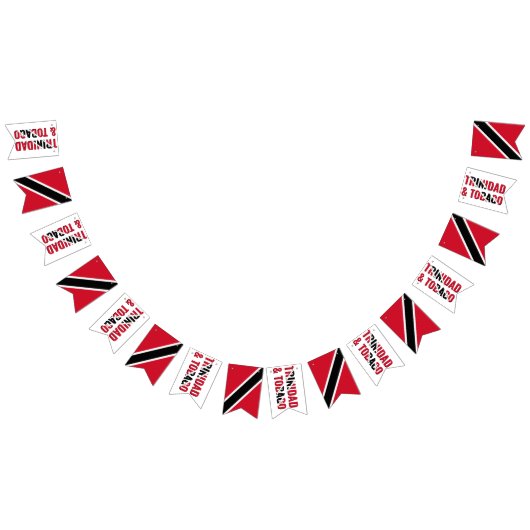 Bannière À Fanions Élégant TRINIDAD TOBAGO (Tout)