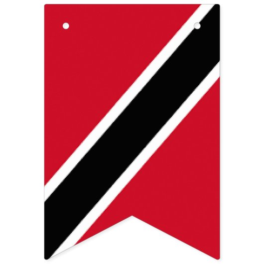 Bannière À Fanions Élégant TRINIDAD TOBAGO (Deuxième drapeau)