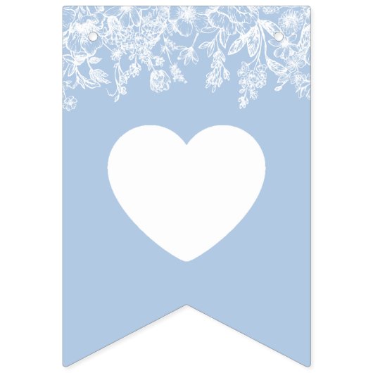 Bannière À Fanions Elégante aquarelle Quelque chose Fête des mariées  (Premier drapeau)