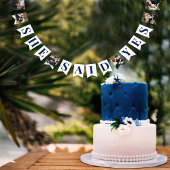 Bannière À Fanions Élégante Baby Shower Bleue