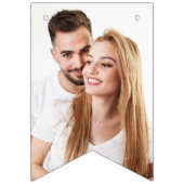 Bannière À Fanions Élégante Photos De Couple Elle A Dit Oui Fête des  (Premier drapeau)