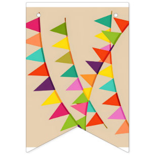 Bannière À Fanions Élever votre décor extérieur avec Bunting coloré