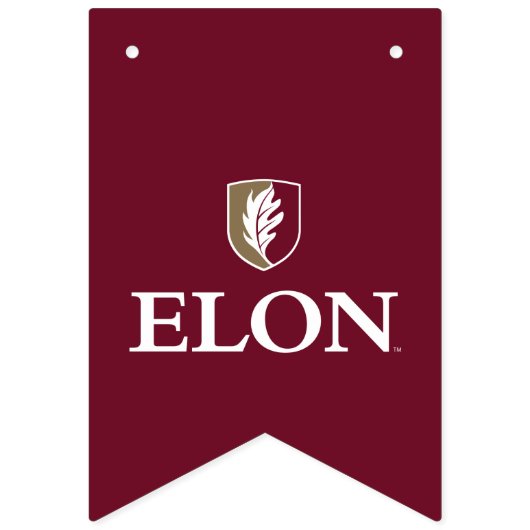 Bannière À Fanions Elon | Diplômé 20XX (Premier drapeau)