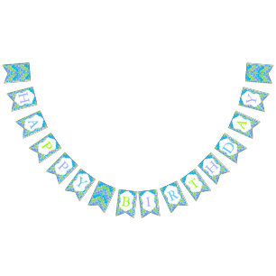 Bannière À Fanions Emoji 😀 Happy Silly Pastel Face 2
