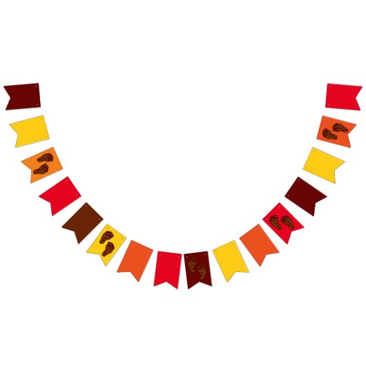 Bannière À Fanions Empreintes bébé (Tout)