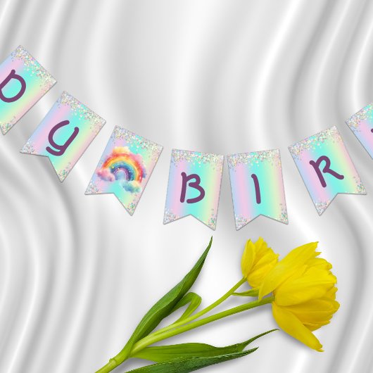 Bannière À Fanions Enchanter la licorne