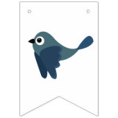 Bannière À Fanions Enfants Anniversaire Chouette Parrot Toucan Bird (Premier drapeau)