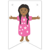 Bannière À Fanions Enfants du monde tenant la main (Troisième drapeau)