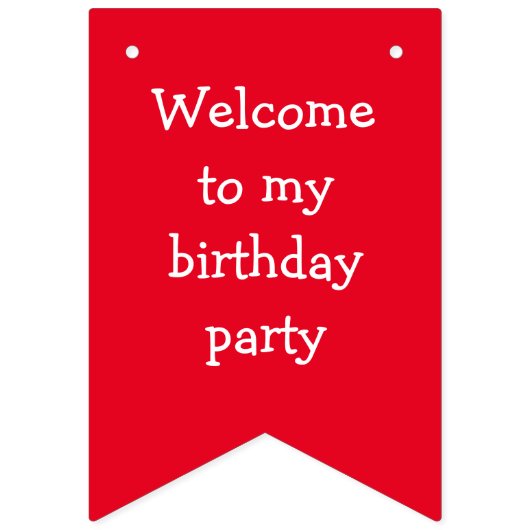 Bannière À Fanions Enfants Peint Handprints Art Party Anniversaire Bu (Deuxième drapeau)