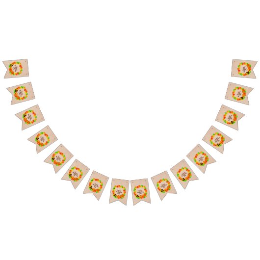 Bannière À Fanions Ensemble de correspondances Thanksgiving Green Gol (Tout)