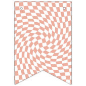 Bannière À Fanions Entreprise Modèle moderne Logo d'entreprise rose (Deuxième drapeau)