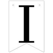 Bannière À Fanions ENTRER LE NOYAU : DATE PERSONNALISÉE Mariage noir  (Troisième drapeau)