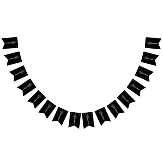 Bannière À Fanions Épée Dragon Rouge (Tout)