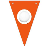 Bannière À Fanions Équipe de crosse Orange (Deuxième drapeau)