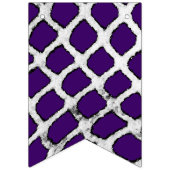 Bannière À Fanions Équipe de Lacrosse Purple (Troisième drapeau)