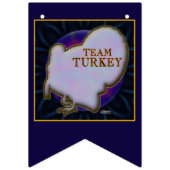 Bannière À Fanions Équipe Turquie (Deuxième drapeau)