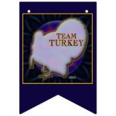Bannière À Fanions Équipe Turquie (Troisième drapeau)