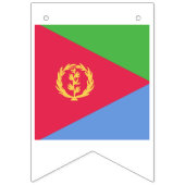 Bannière À Fanions Eritrea Flag Emblem (Premier drapeau)