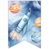 Bannière À Fanions Espace extra-atmosphérique Premier voyage autour d (Premier drapeau)