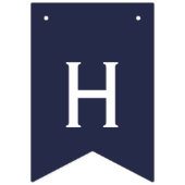 Bannière À Fanions Étamine nautique d'Ancre de joyeux anniversaire de (Deuxième drapeau)