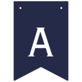 Bannière À Fanions Étamine nautique d'Ancre de joyeux anniversaire de (Troisième drapeau)