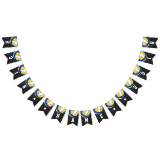 Bannière À Fanions étamine orientée de partie du volleyball 04of12