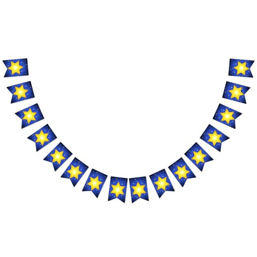 Bannière À Fanions Étoile de David (Tout)