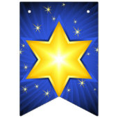 Bannière À Fanions Étoile de David (Deuxième drapeau)