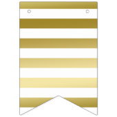 Bannière À Fanions Étoiles et bandes | Noir blanc | Diplômé (Premier drapeau)