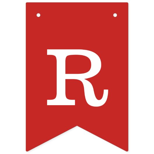 Bannière À Fanions Étoiles et rayures Rouge Blanc Bleu Diplômé (Troisième drapeau)