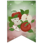 Bannière À Fanions Fall Orchard Apple Harvest Birthday Bunting Banner (Premier drapeau)