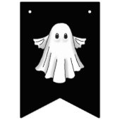 Bannière À Fanions Fantôme Mignon Étrange (Deuxième drapeau)