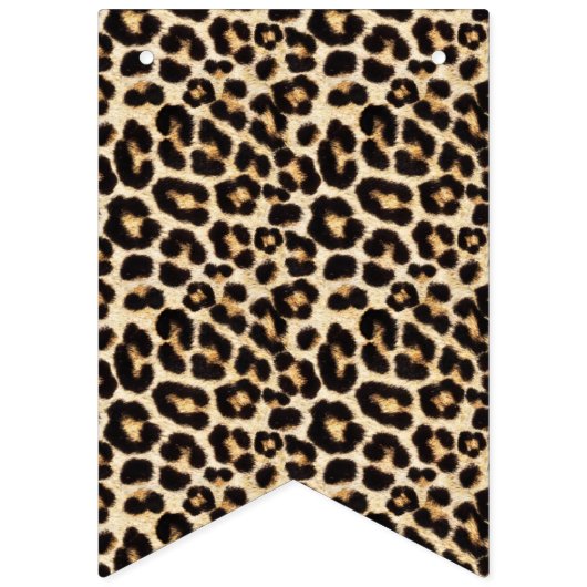Bannière À Fanions Faux Leopard Fun Fun (Deuxième drapeau)