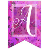 Bannière À Fanions Fée violette et rose (Troisième drapeau)