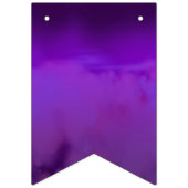 Bannière À Fanions Fée violette et turquoise Anniversaire (Premier drapeau)